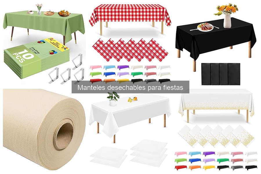 Comparativa: Manteles Desechables de Papel vs Plástico