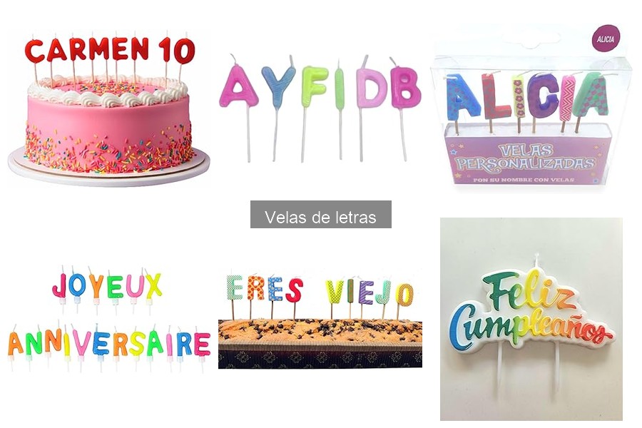 Comparativa: Velas de letras vs. otras velas decorativas