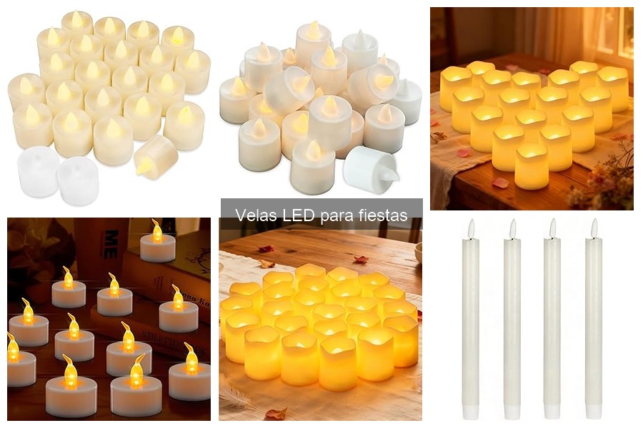 Comparativa: Velas LED vs. Velas Tradicionales para Fiestas
