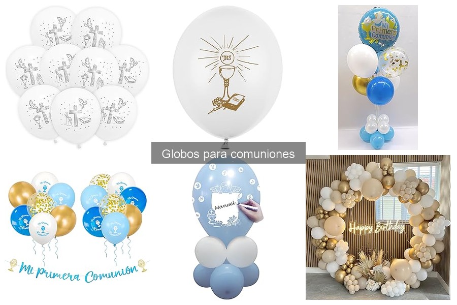 Compra globos económicos para comuniones al mejor precio