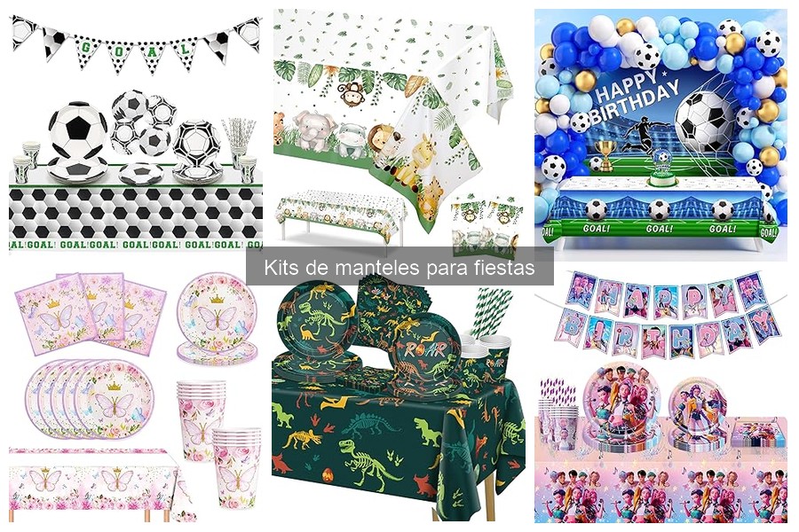 Comprar kits de manteles para fiestas con descuento