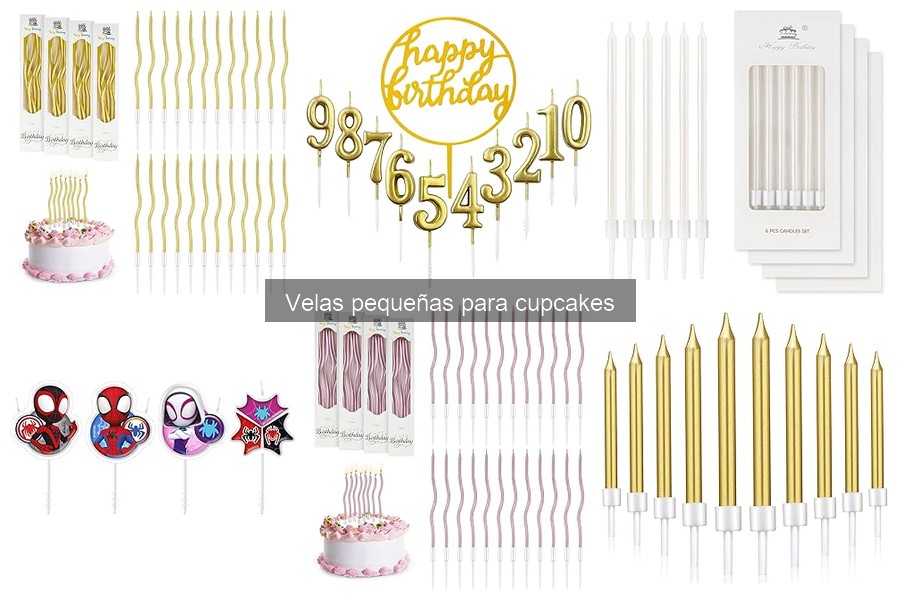 Consejos para Colocar Velas Pequeñas en Cupcakes