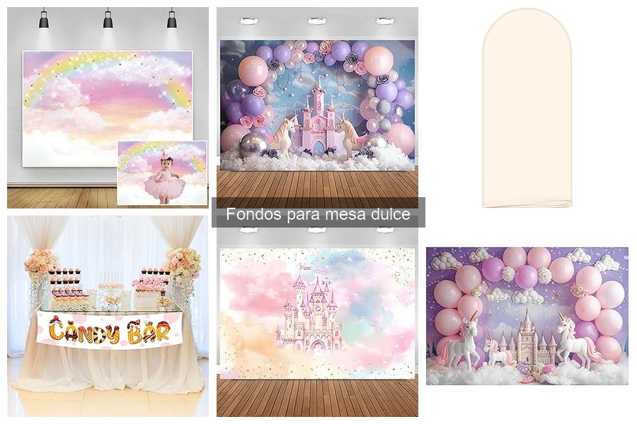 Consejos para Combinar Fondos en Mesas Dulces