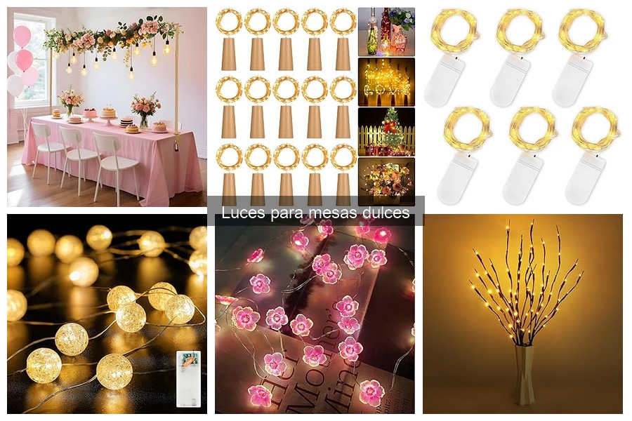 Consejos para el Mantenimiento de Luces en Mesas Dulces