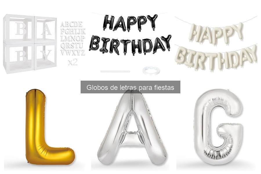 Consejos para Instalar Globos de Letras en Fiestas