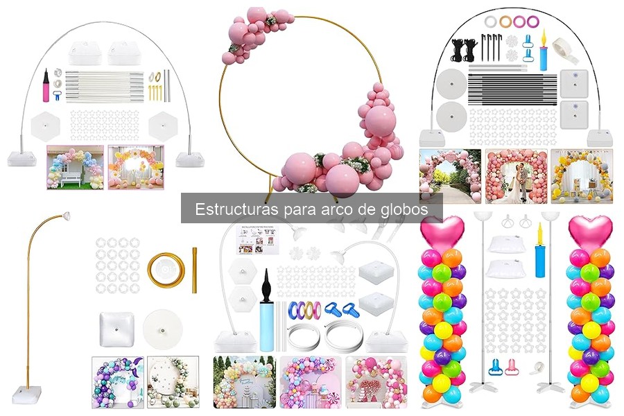 Consejos para mantener estructuras de arco de globos en buen estado