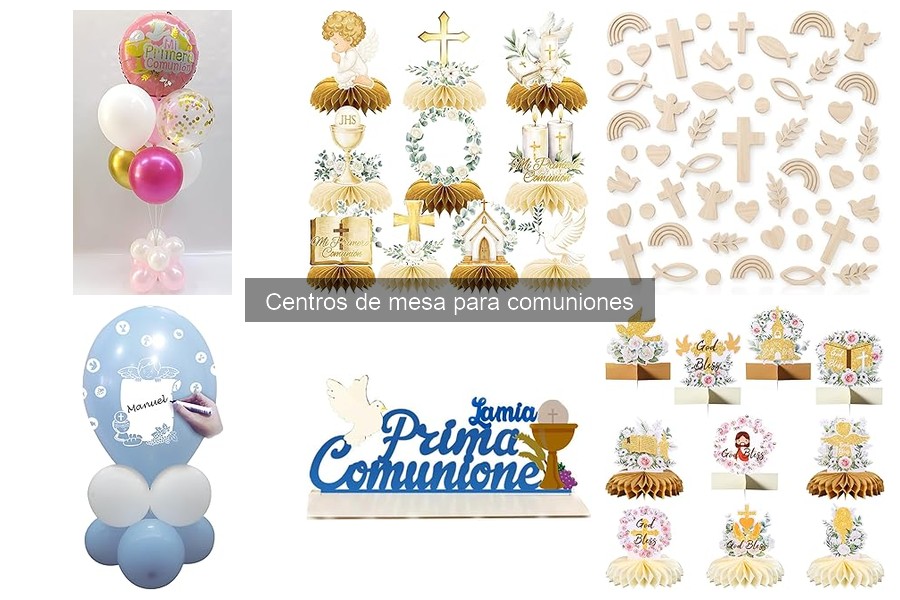 Consejos para Montar Centros de Mesa para Comuniones