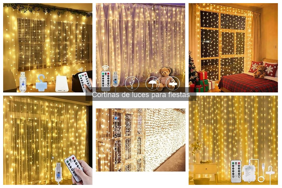 Cortinas de luces para fiestas: Mejores precios y tiendas