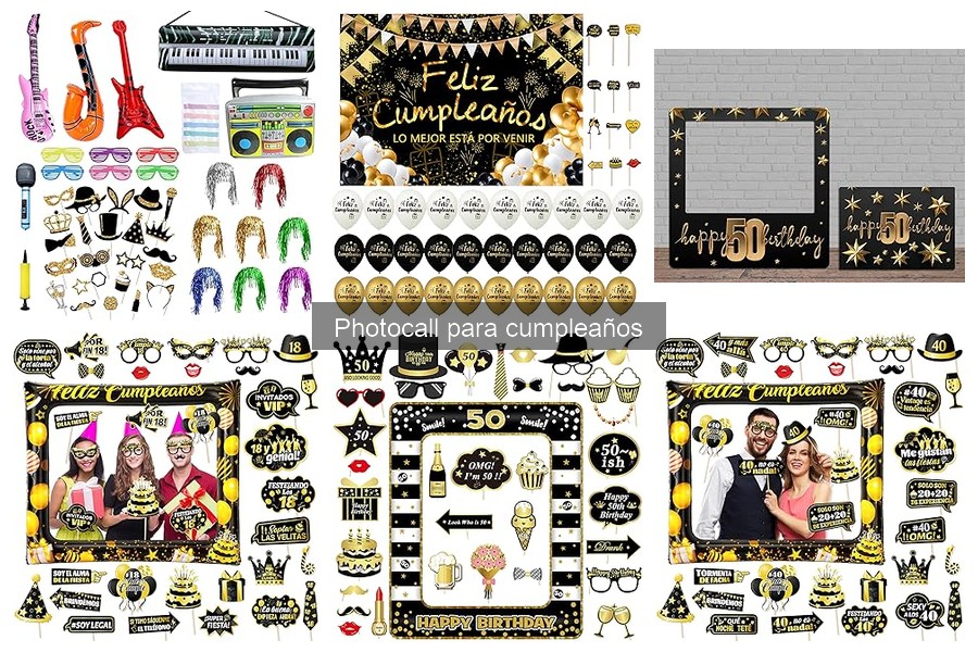 Costos promedio de photocalls para cumpleaños: guía 2023