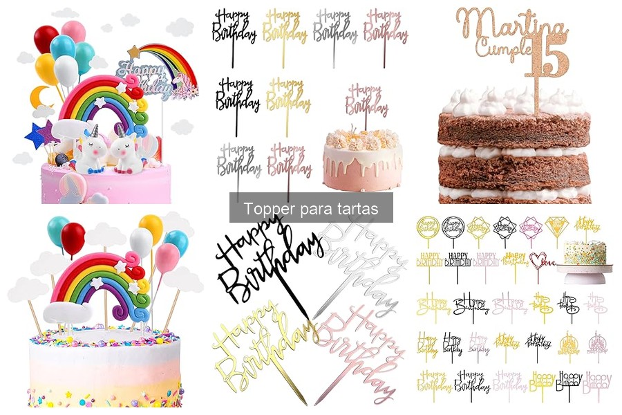 Crea Toppers para Tartas DIY: Guía Fácil y Creativa