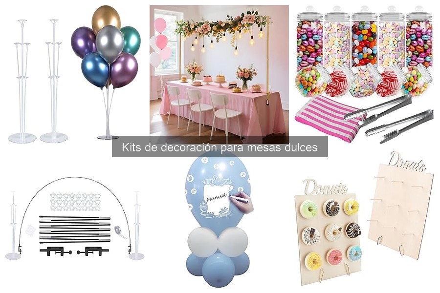 Cuándo usar un kit de decoración para mesas dulces