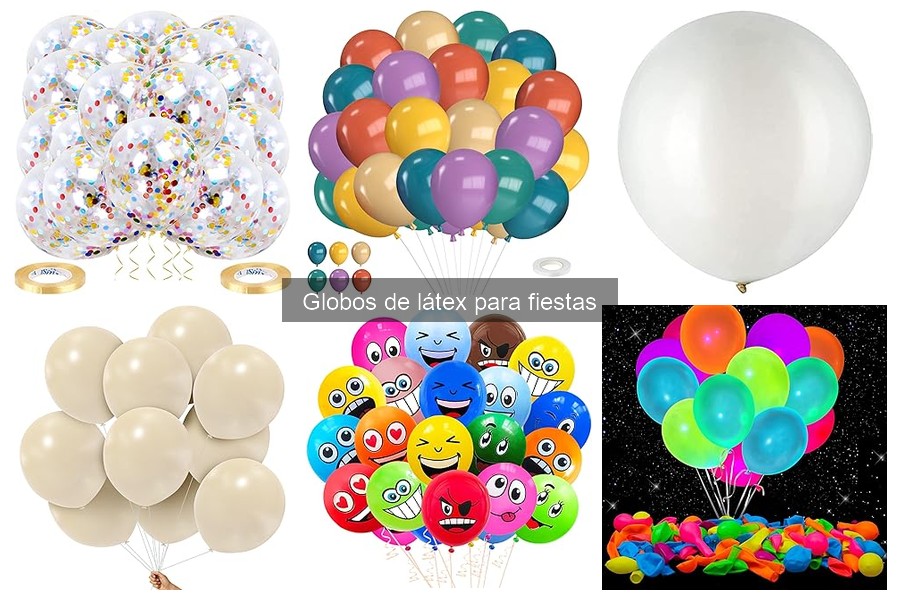 ¿Cuánto tiempo duran los globos de látex con aire y helio?