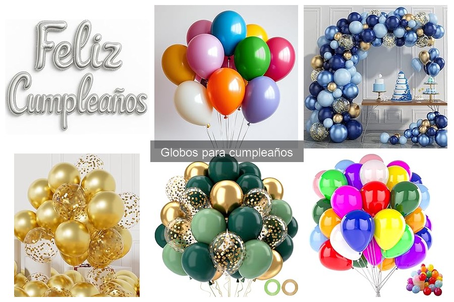 ¿Cuántos globos necesitar para una fiesta de cumpleaños?