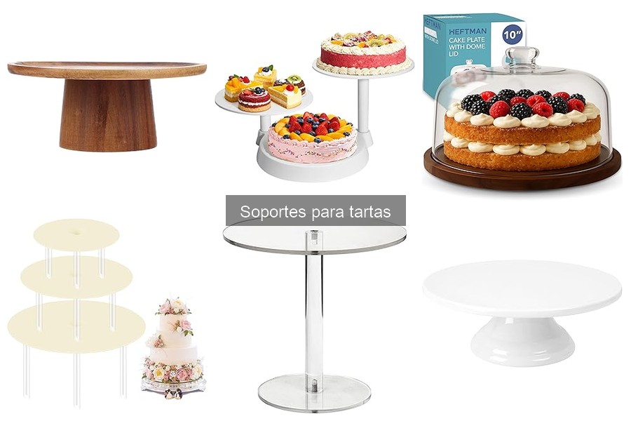 Cuidado y mantenimiento de soportes para tartas de metal y madera