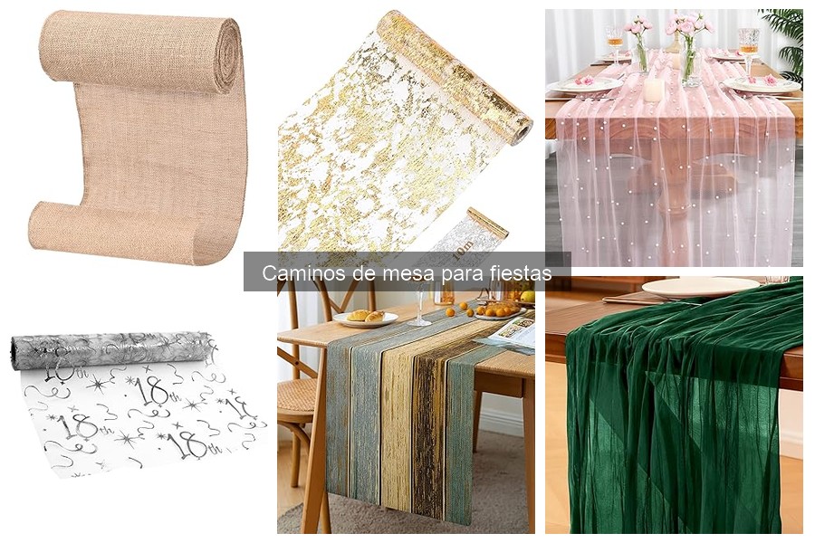 Cuidados y Mantenimiento de Caminos de Mesa para Fiestas