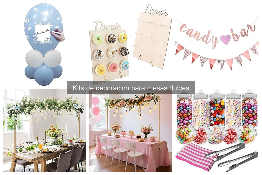 Cuidados y Mantenimiento de Kits de Decoración para Mesas Dulces
