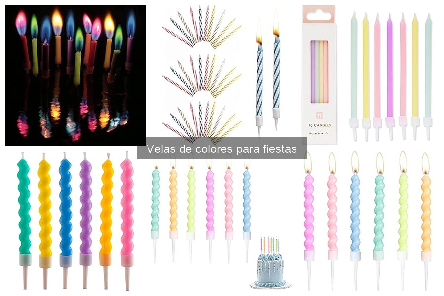 Descubre las velas de colores para fiestas: ¡ilumina tu evento!