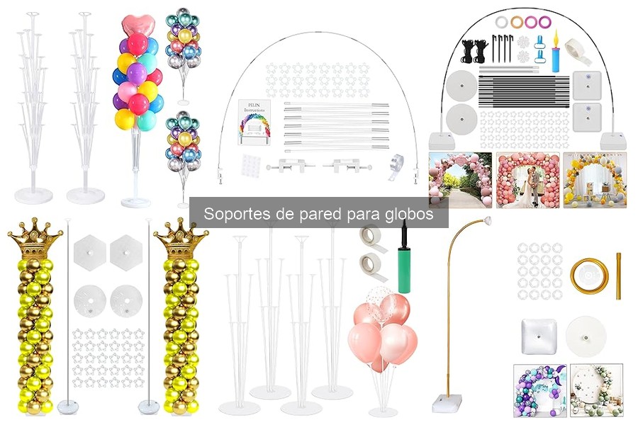 Descubre los Soportes de Pared para Globos en Decoración de Fiestas