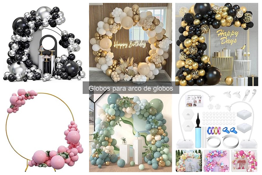 Descubre qué son los globos para arco de globos