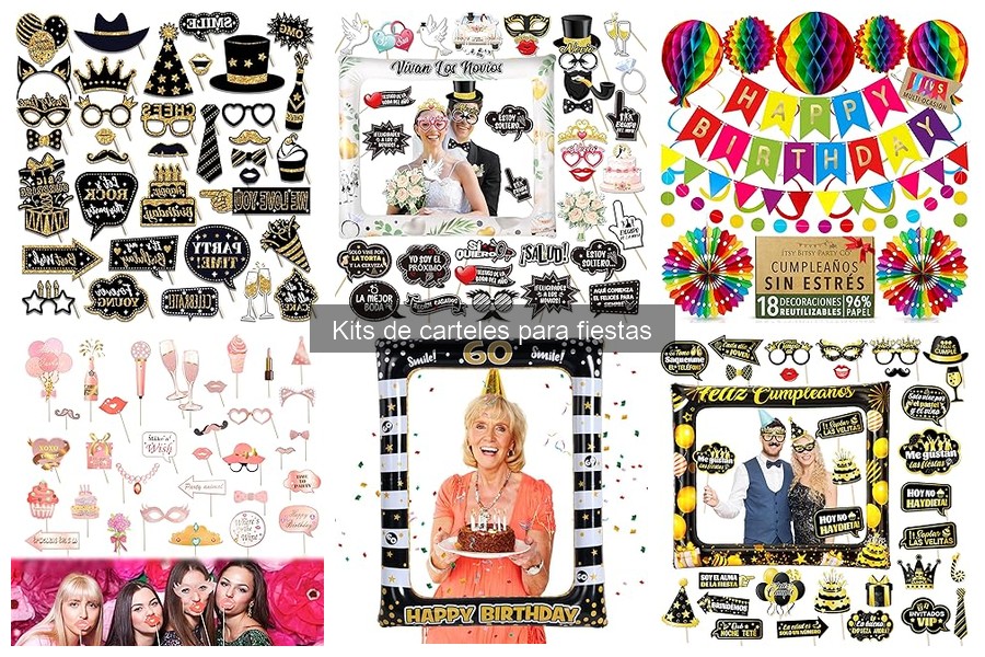 Descubre qué son los kits de carteles para fiestas