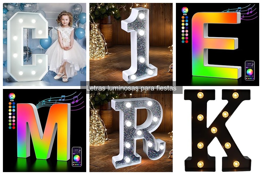 Desventajas de las letras luminosas para fiestas y eventos