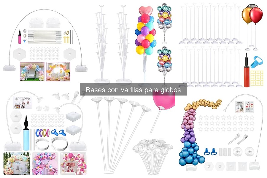 Diferencias entre bases con varillas de plástico y metal