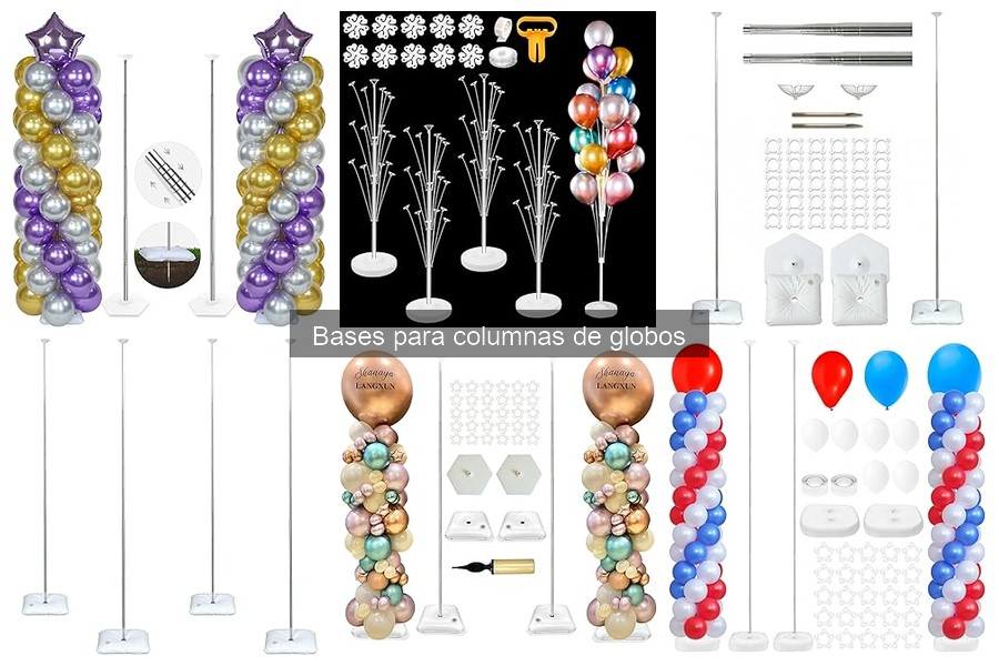 Diferencias entre Bases para Columnas de Globos y Soportes
