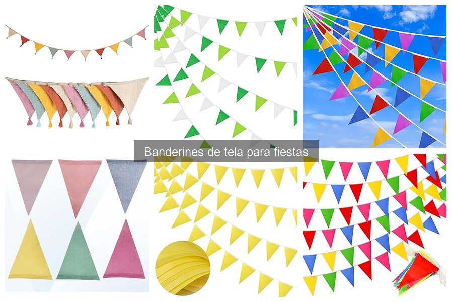 Dónde comprar banderines de tela online para tus fiestas