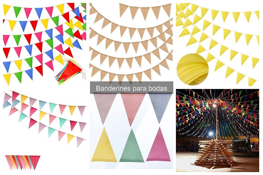 Dónde comprar banderines para bodas a buen precio