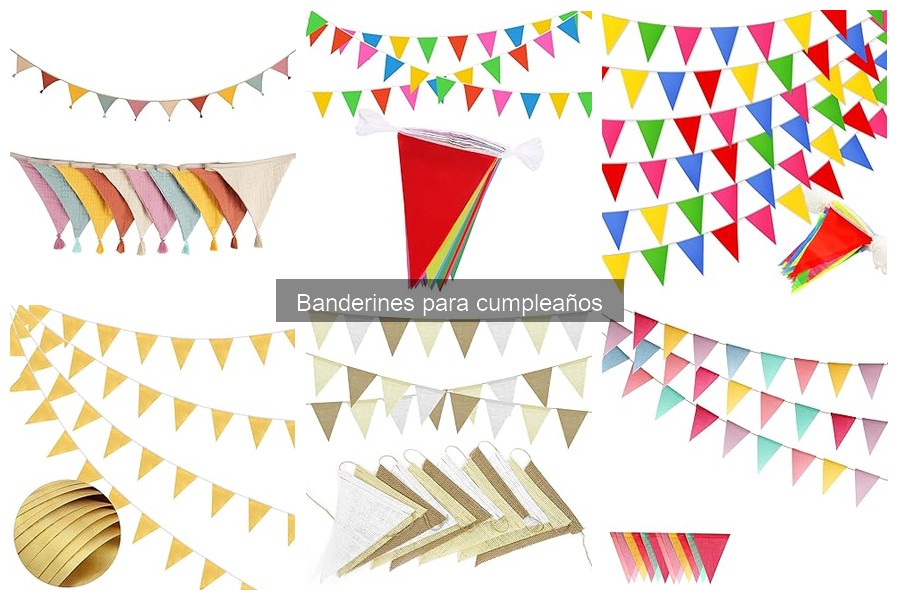 Dónde comprar banderines para cumpleaños: Mejores tiendas y opciones