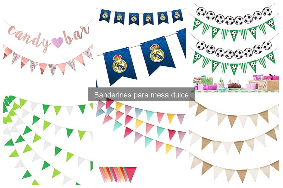 Dónde Comprar Banderines para Mesa Dulce Baratos en Línea