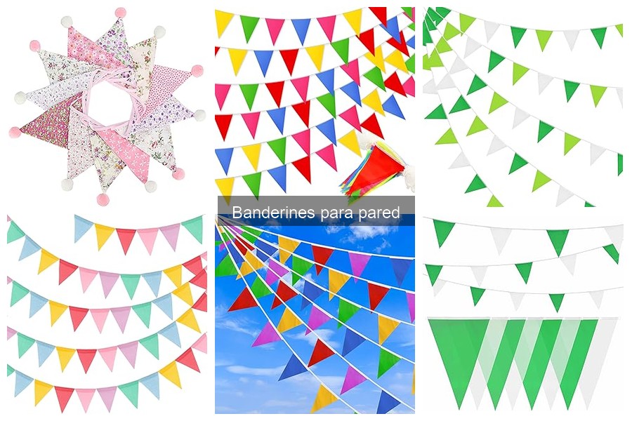 Dónde comprar banderines para pared económicos y bonitos