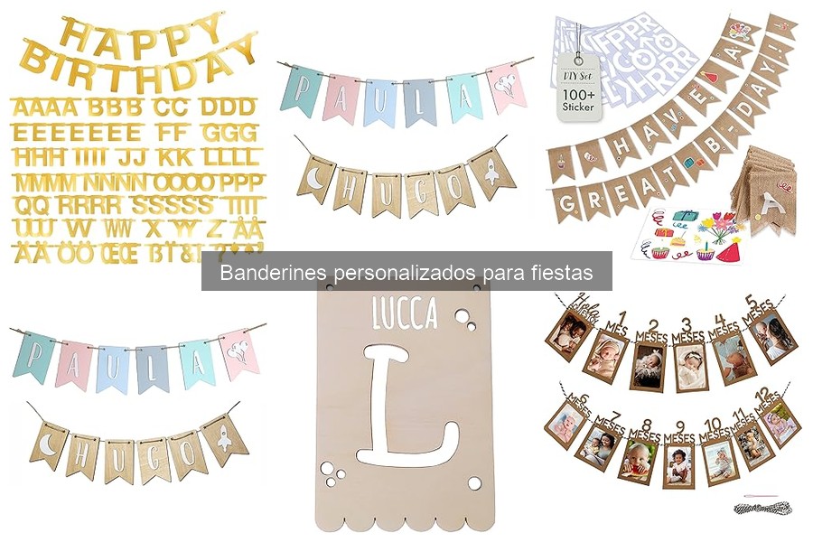 Dónde Comprar Banderines Personalizados para Fiestas