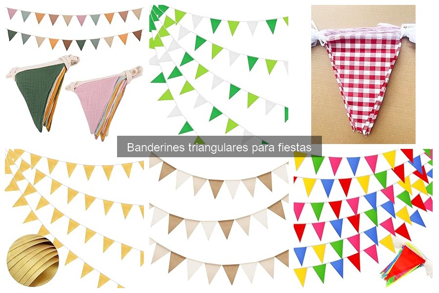 Dónde comprar banderines triangulares a buen precio