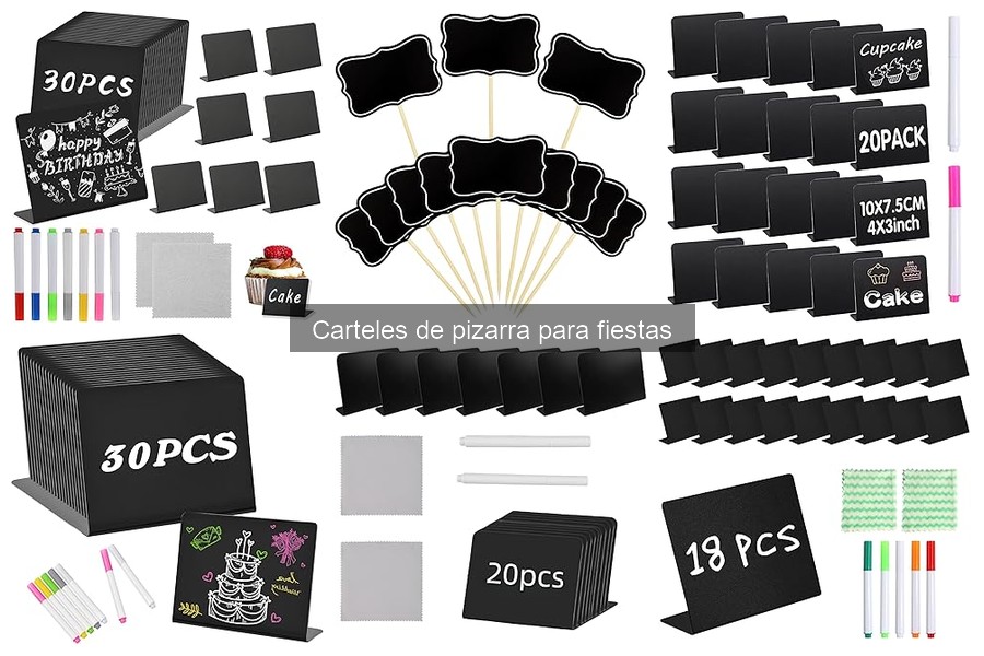 Dónde comprar carteles de pizarra para fiestas y eventos