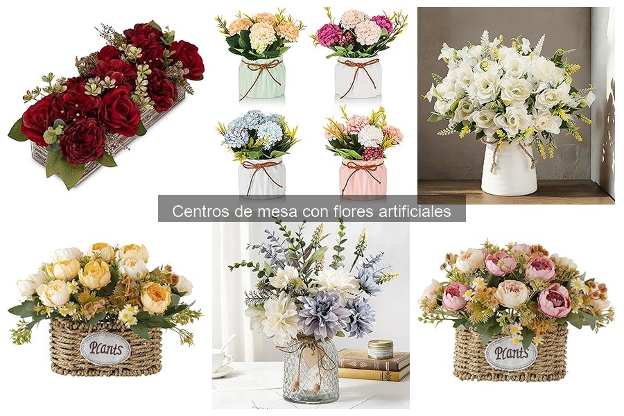 Dónde comprar centros de mesa con flores artificiales
