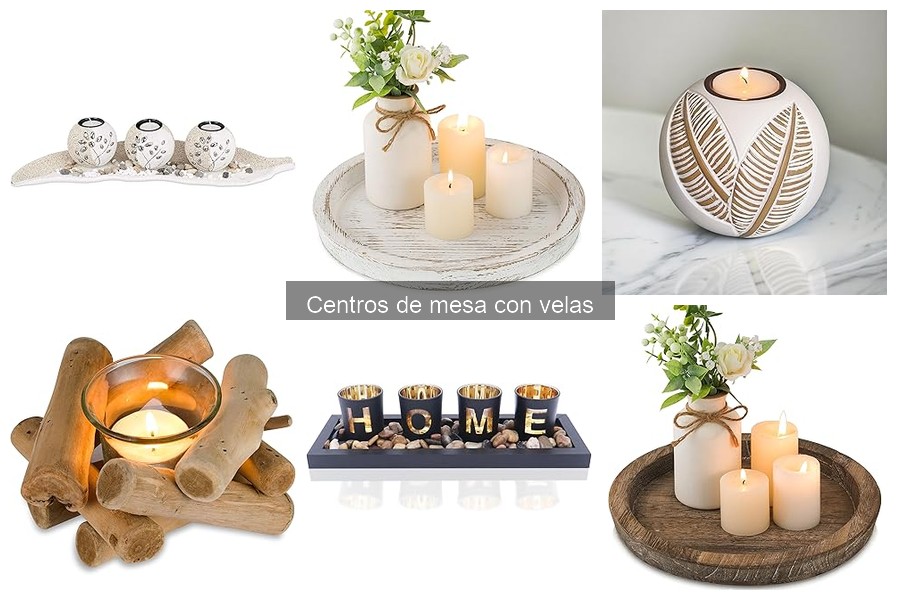 Dónde comprar centros de mesa con velas online: Mejores opciones