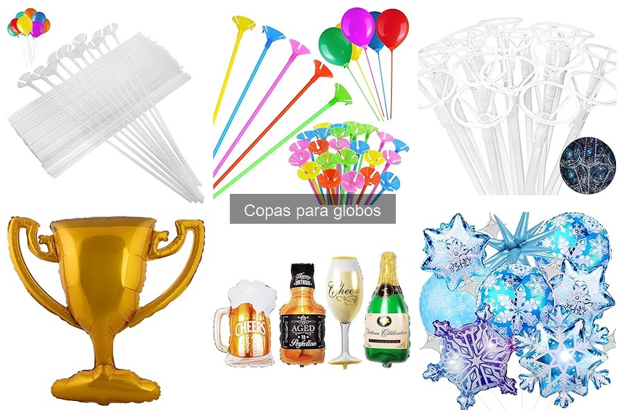 Dónde comprar copas para globos online: las mejores tiendas