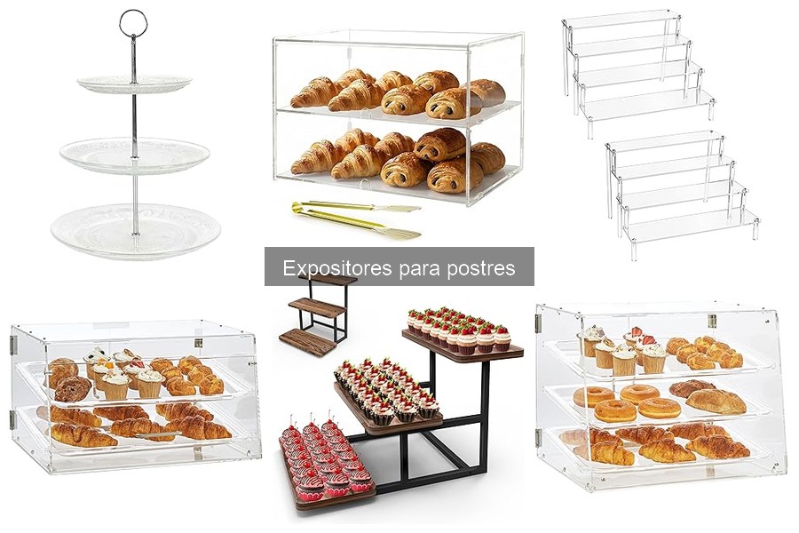 Dónde comprar expositores para postres: Mejores opciones