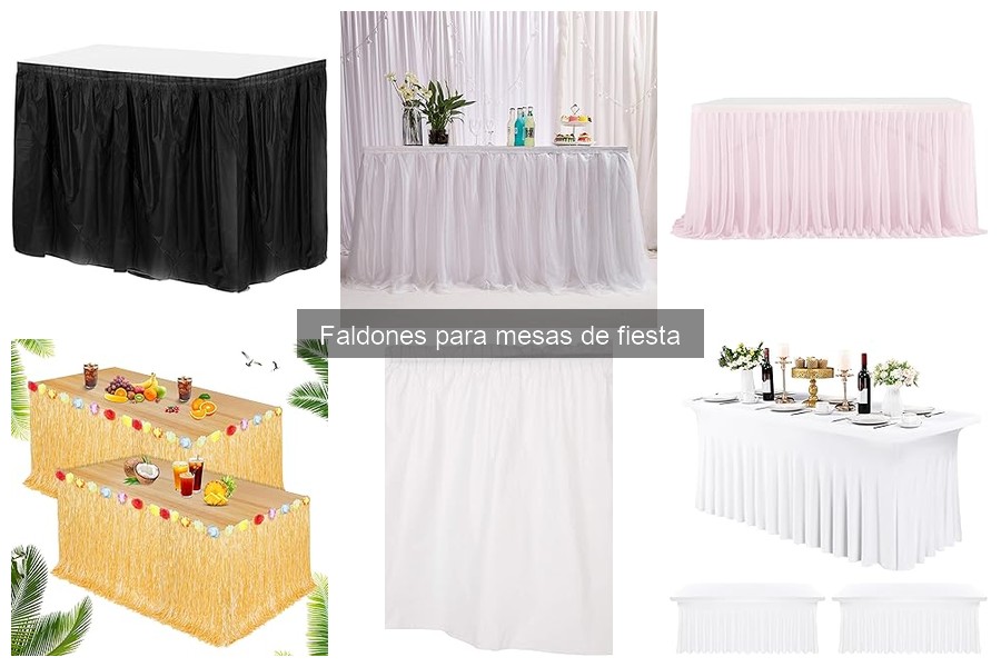 Dónde Comprar Faldones para Mesas de Fiesta y Mejores Ofertas