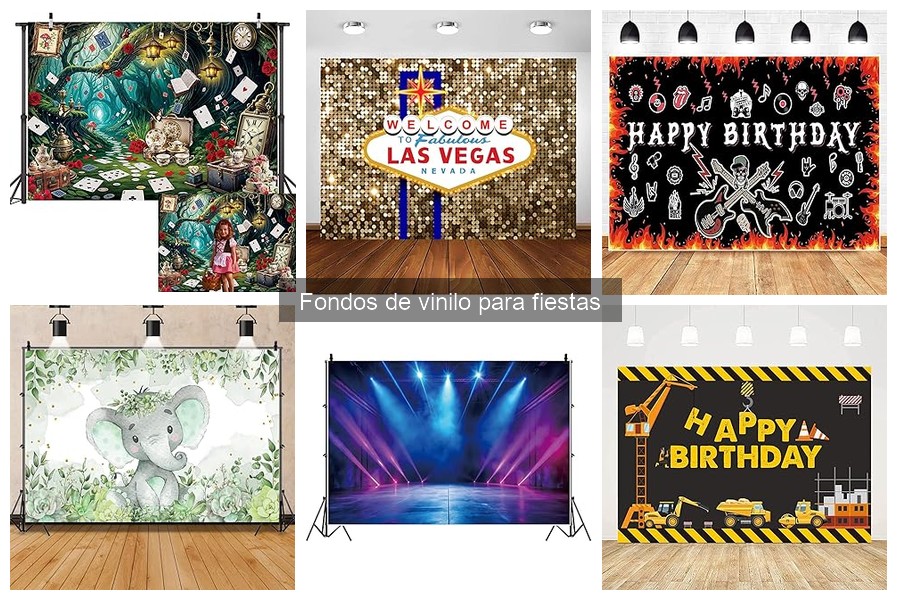 Dónde comprar fondos de vinilo a buen precio para fiestas