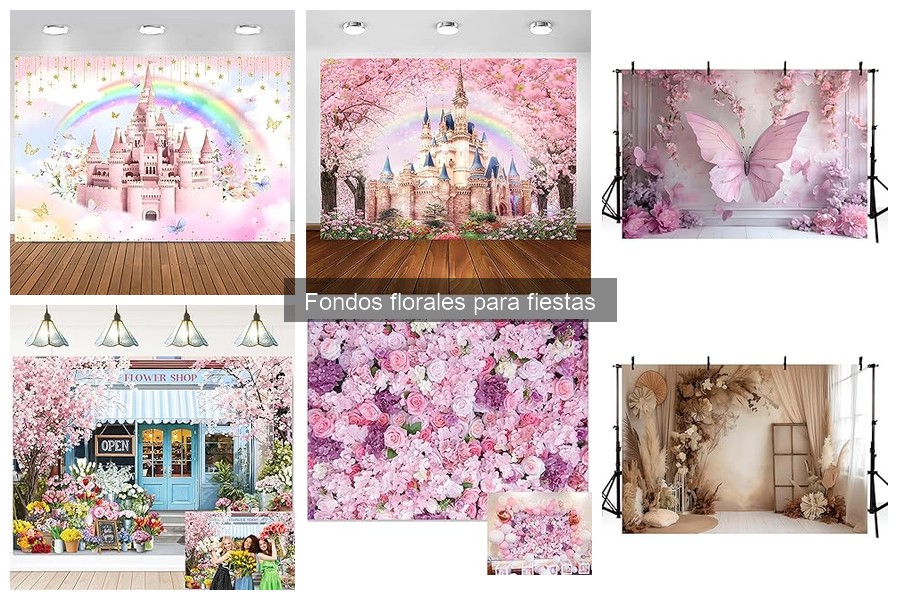 Dónde comprar fondos florales para fiestas y eventos