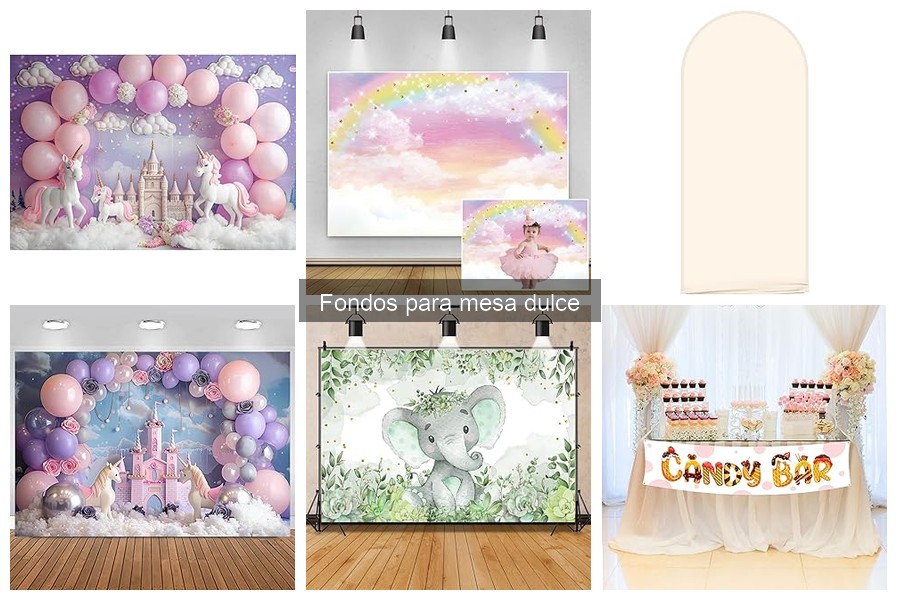 Dónde comprar fondos para mesa dulce en línea