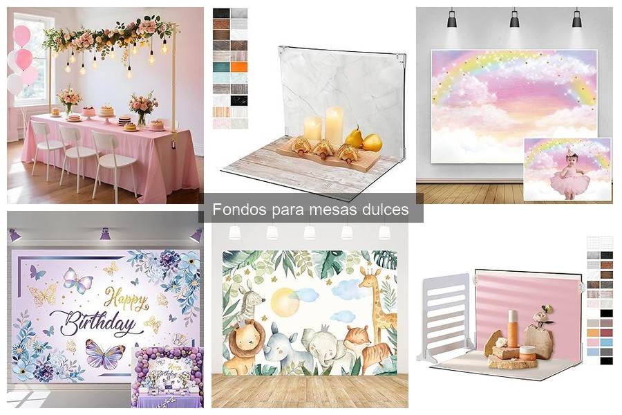 Dónde comprar fondos para mesas dulces: ¡Guía completa!