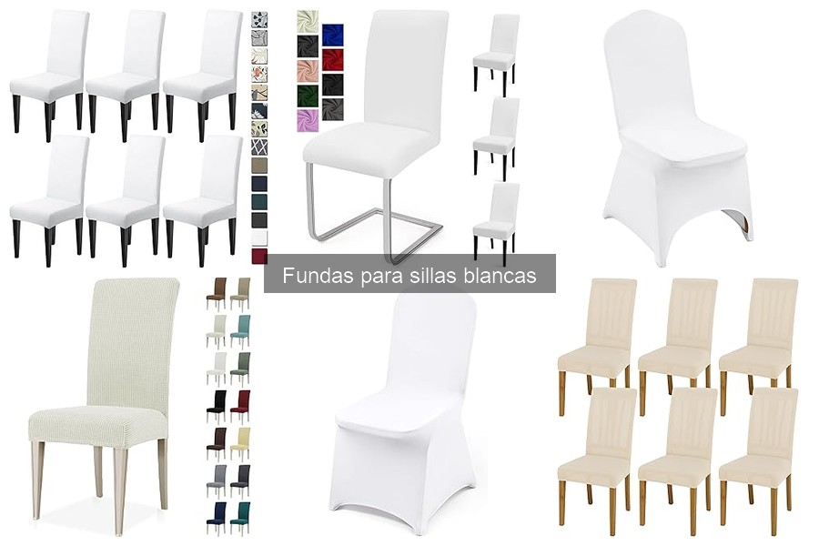 Dónde Comprar Fundas para Sillas Blancas Baratas