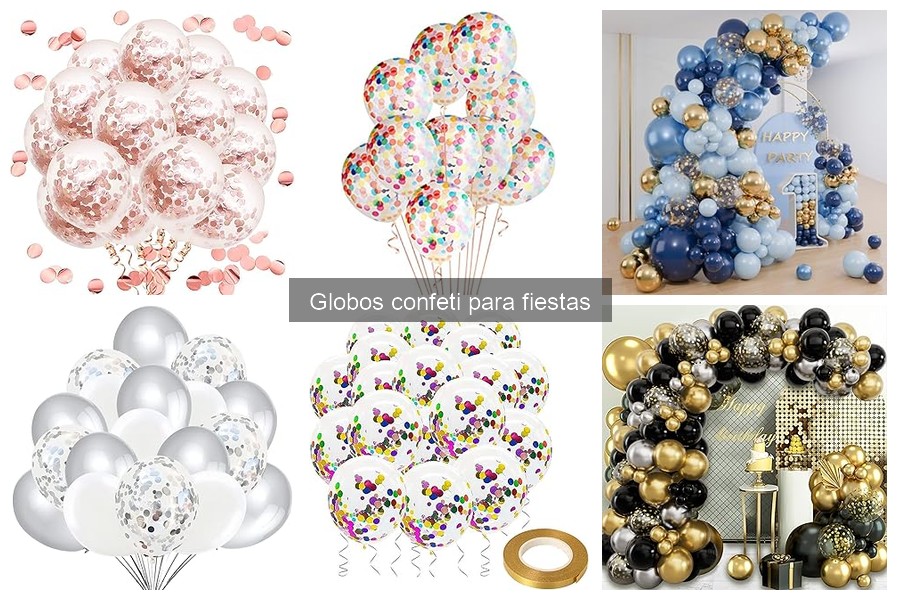 Dónde Comprar Globos Confeti para Fiestas: Mejores Opciones