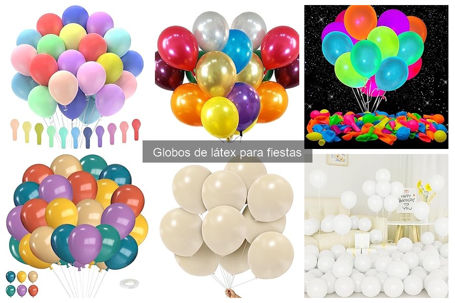 Dónde comprar globos de látex baratos para fiestas