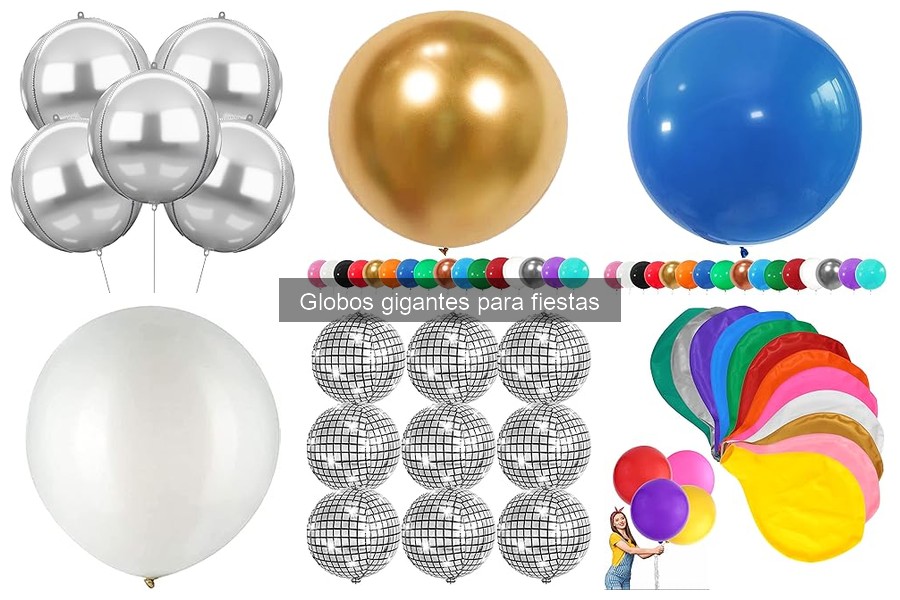 Dónde comprar globos gigantes online: Mejores tiendas y precios