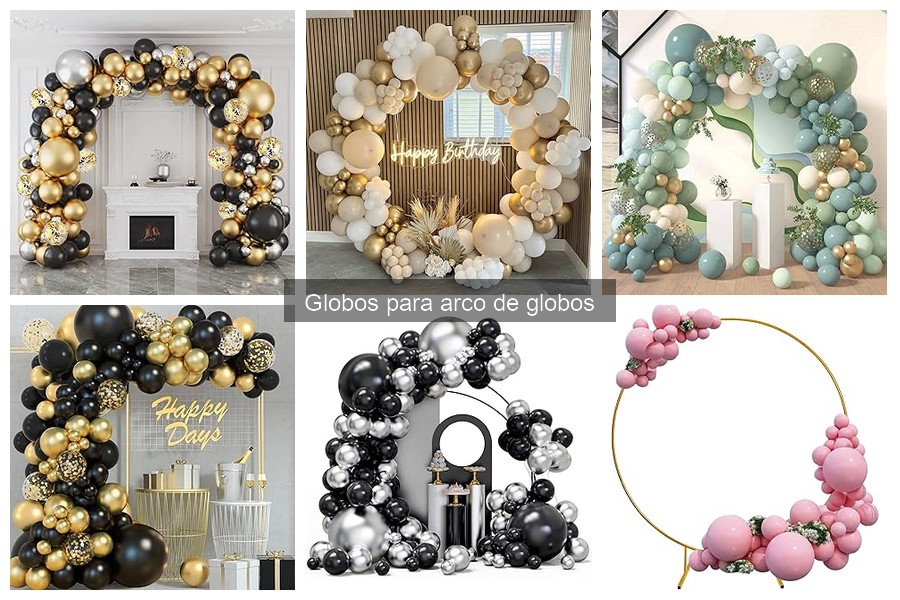 Dónde comprar globos para arcos de globos: mejores opciones