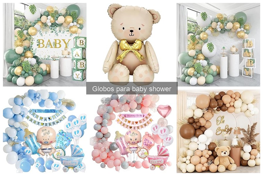Dónde comprar globos para baby shower al mejor precio